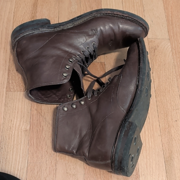 Allen Edmonds Dark Brown Leather Boots main image 7